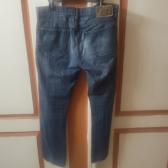 D/S Ralph Lauren Denim & Supply Slouch Jeans Men’s Distressed Patch Flag 36/34 - Picture 5 of 6